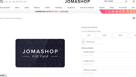 does jomashop accept payments.